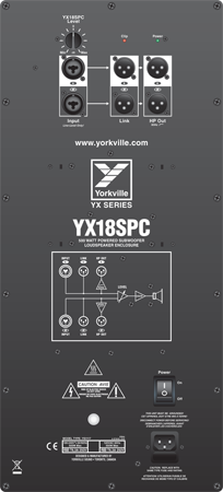 Yorkville Subwoofers YX Series - YX18SPC